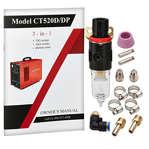 Primeweld 3-In-1 50 Amp Plasma Cutter, 200 Amp Tig Welder And 200 Amp Stick Welder - Welding And Cutting Combo, Mobile Welding Machine, Portable Plasma Cutter, Multipurpose Welder And Cutter, Ct-520D #TOP7