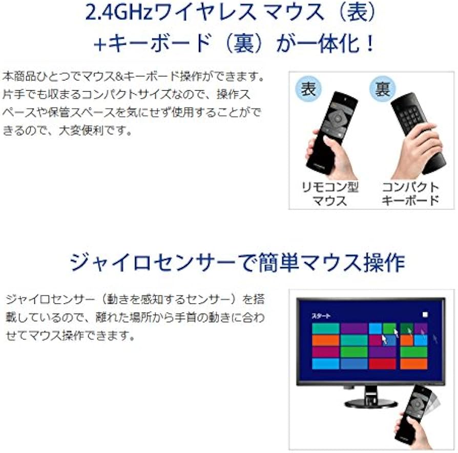 Amazon.co.jp: I-O DATA リモコン型マウス&キーボード サイネージ