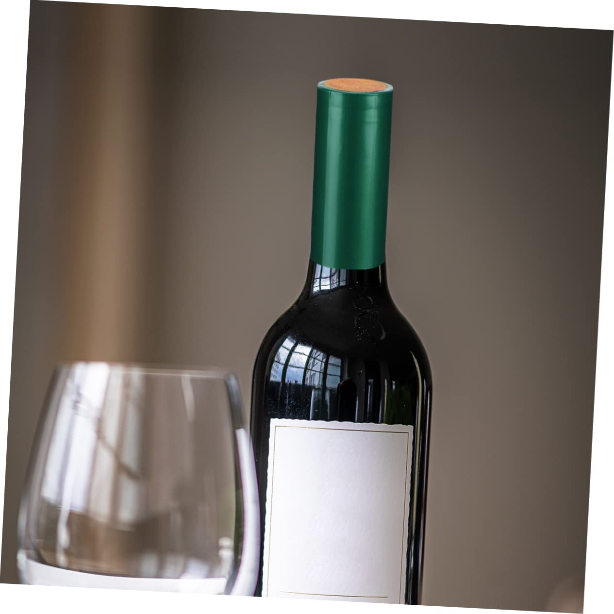 Ipetboom 100pezzi Pellicola Termoretraibile in Plastica per Bottiglie di Vino Sigillatura Termoretraibile per Vino Confezione da Adatta per Sigillare Bottiglie di Fatte in Casa Facile