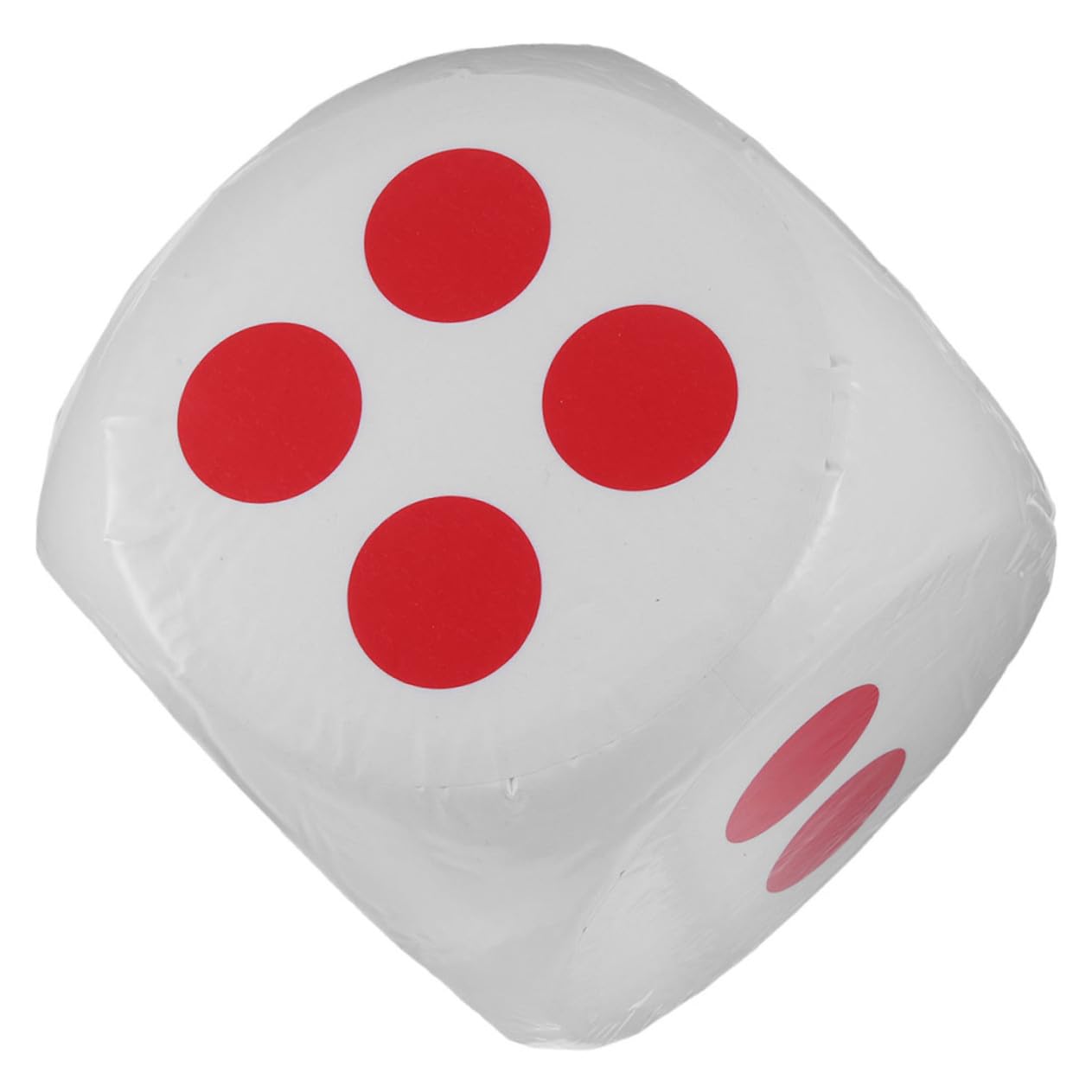 Hohopeti Dado Gigante in Schiuma Bianco a 6 Facce per Giochi di Famiglia e Lotterie, Portatile e Versatile per Bambini e Adulti