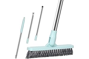 Swiftiest Swivel Sweeper: Effortless Floor Scrubbing Solution