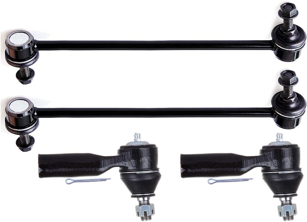 OCPTY - New 4-Piece Outer Tie Rod End Sway Bar End Link fit 2005-2009 For Ford Escape 2005-2009 For Mazda Tribute 2005-2009 For Mercury Mariner
