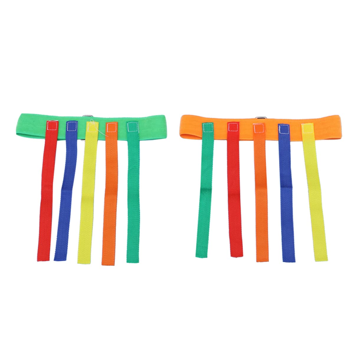 Totority 2 sets Tail Belt toddler outdoor playset chasing game belt kids chasing game games catch tail toys tail game tail pulling belt fine motor outdoor vest basket cloth travel smear