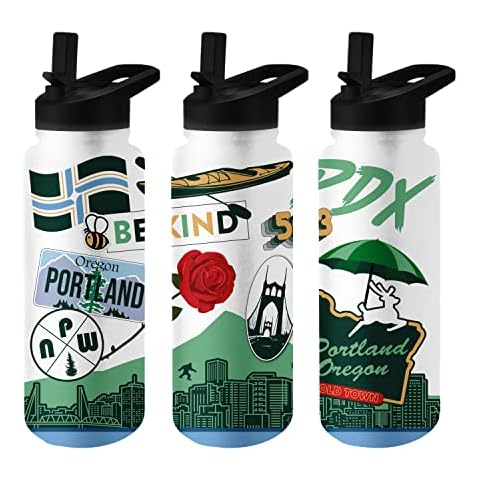 Logo Brands Portland 34oz Native Quencher Bottle Cover