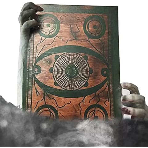PIGMANA 13 Ghost Black Zodiac Book,Ghost Black Zodiac Book for Halloween Decoration - Creepy Bookshelf Decorative Ornament for Party Decors Cover