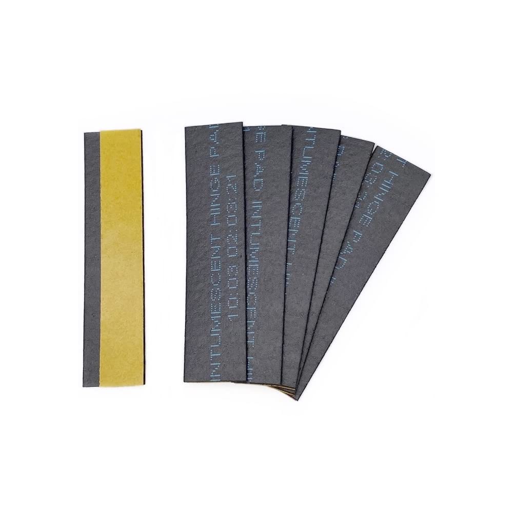 Pack of 24 Fire Essentials 75 x 18mm Intumescent Fire Door Hinge Pads (75 x 18 x 0.8mm)