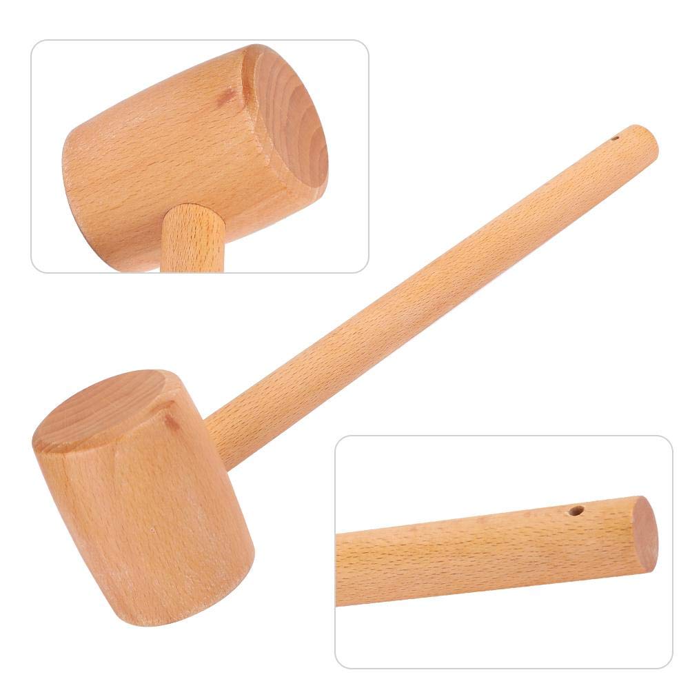 2 pezzi martello da intaglio, martello, manico in legno martello in nylon, strumenti per lavori fai da te fatti a mano