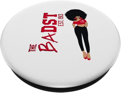 Miniatura 2 de Sassy Afro Lady Heels The Badst Love Elephant PopSockets Standard PopGrip