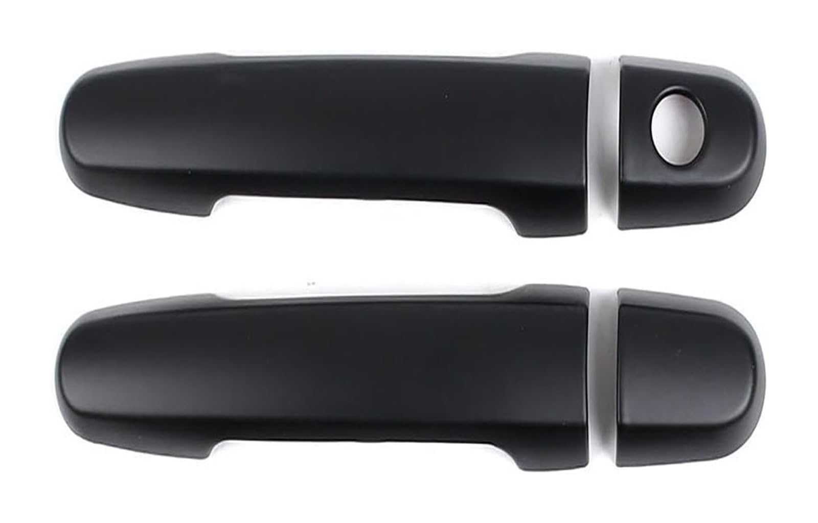 STRJUS Car Door Handle Cover for Pontiac for Vibe 2002-2010 Single Hole Door Handle Bowl Decoration Anti-Scratch Modification Car Trim(2 Doors Matte Black)
