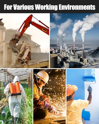 Wyaju Full Face Respirator Mask With 60921 Filters thumb #6