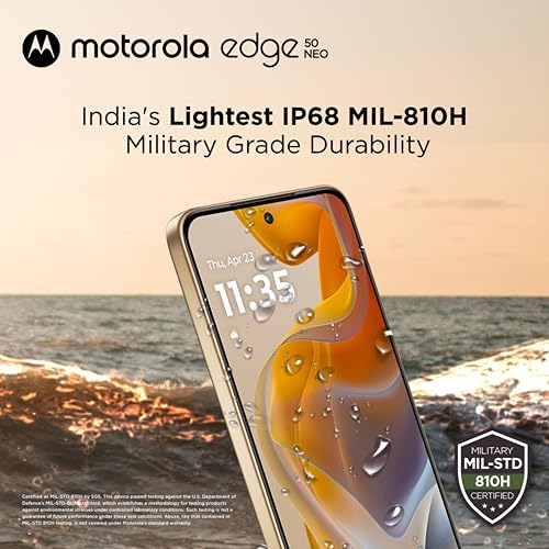 Image of (Refurbished) Motorola Edge 50 Neo 5G (Pantone Latte, 8GB RAM, 256GB Storage)