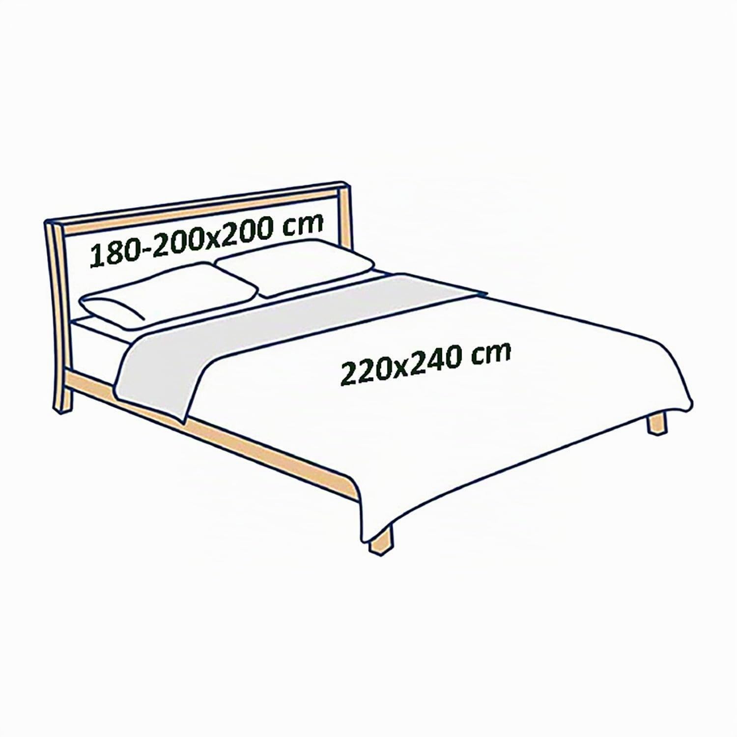 Delindo Lifestyle Copriletto Belford antracite grigio, copriletto per letto matrimoniale, tinta unita, trapuntato, 220 x 240 cm