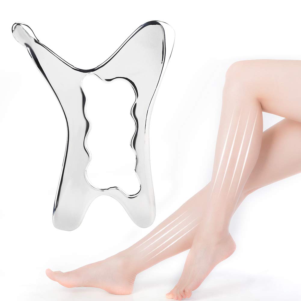 Gua Sha raspador herramienta para cuerpo, masajeador de drenaje linfático, raspador de piedra portátil con bolsa de almacenamiento, mejora la circulación sanguínea