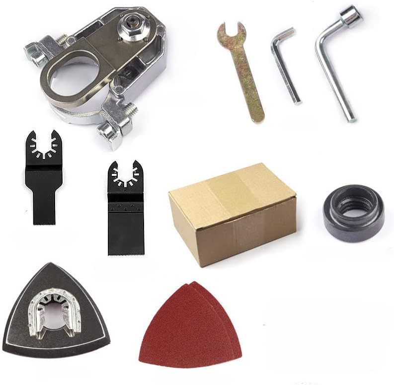 Nuevo 3.937 in4.528 in4.921 in Conversión de amoladora angular Adaptador de cabeza universal M10M14 Rosca Pulido Oscilante Herramientas Eléctricas