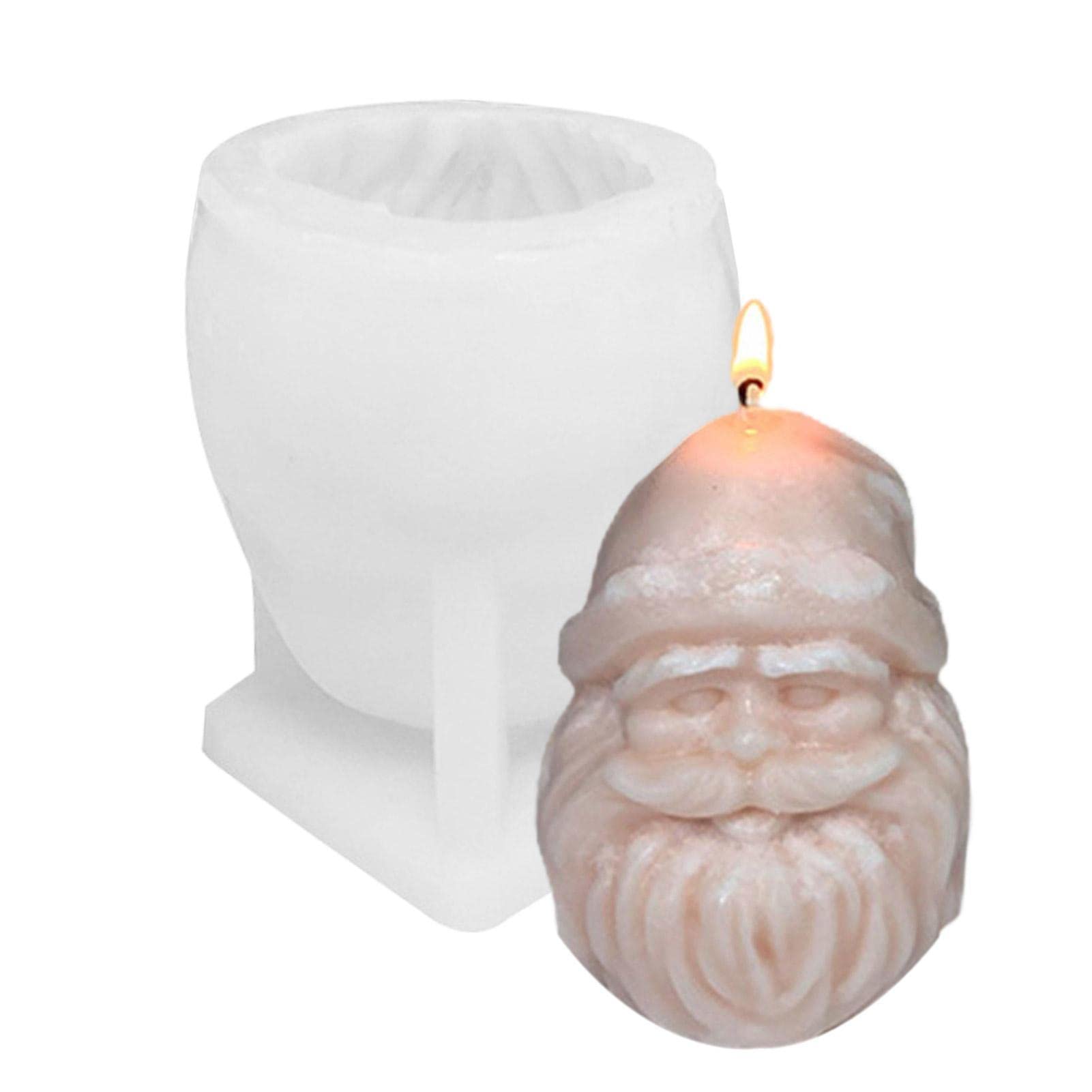 Moule Silicone Père Noël 3D Pour Bougies DIY MOULE A BOUGIE
