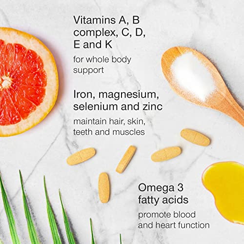 Multivitamins and Minerals with Omega 3 - Multivitamin Tablets for Men & Women - Adult Multi Vitamins with 100% Daily Dose of Iron, Zinc, Vitamin D, C, B12 - 26 Nutrients & Supplements - 60 Tablets - Image 5