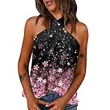 Das Top Ist Leicht Und Einfach Zu Kombinieren Oder Alleine Zu Tragen. Kombinieren Sie Es Mit Einer Vielzahl Von Jeans, Leggings, Röcken, Shorts Und Tragen Sie Einige Blusen Und Jacken Für Einen Schicken Look Im Frühling Oder Herbst.