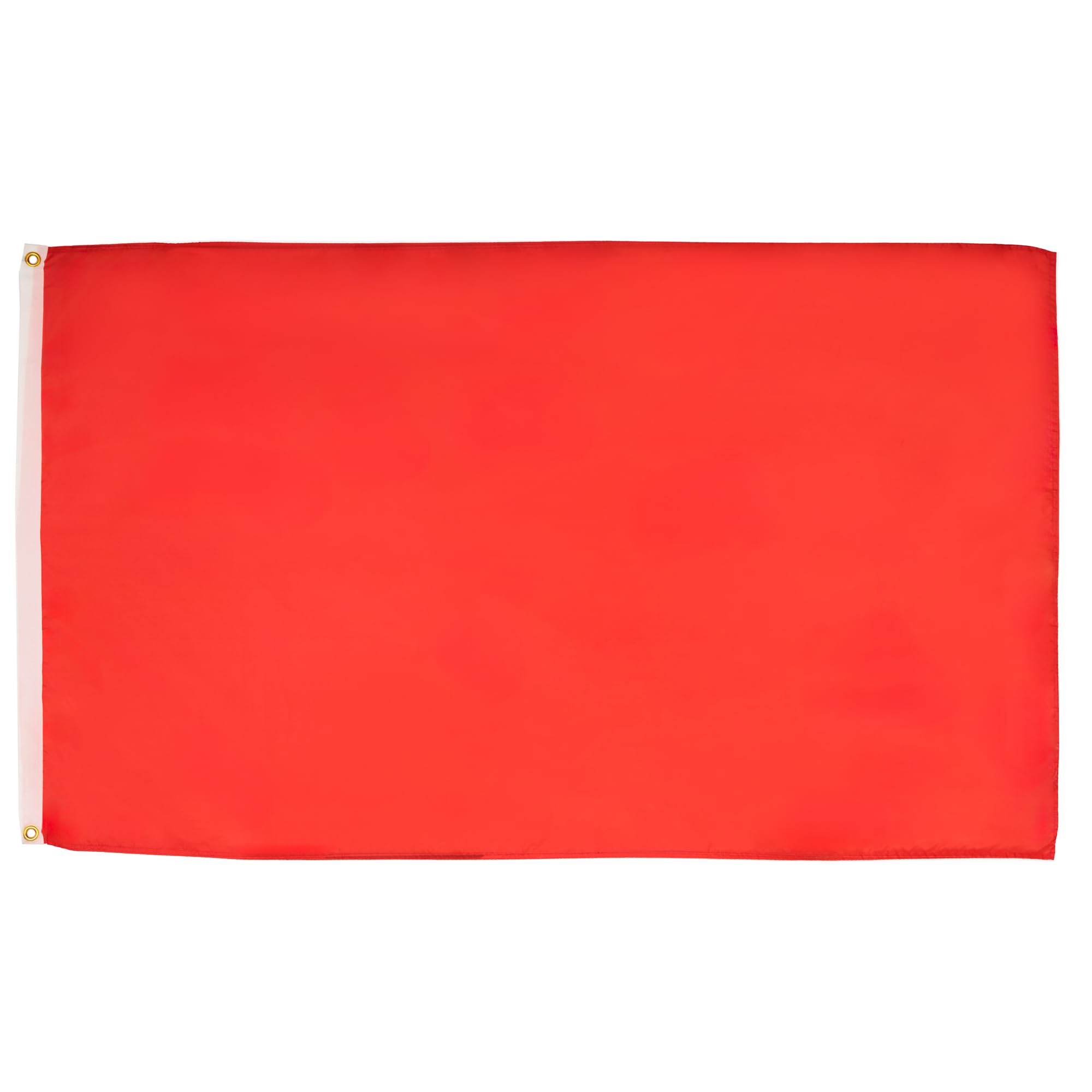 AZ FLAG - Set of 5 Plain Red Flags - 90 x 60 cm - 100% Polyester Red Flag with Integrated Metal Eyelets — image 1