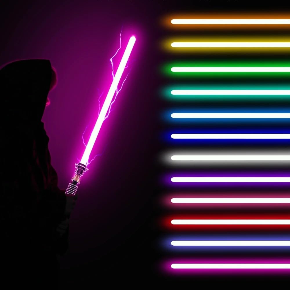 Amazon.co.jp: YAKINO 16色発光 ライトセーバー 光る剣 LED サウンド
