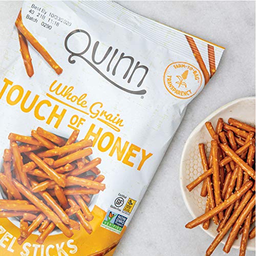 Quinn Touch of Honey Pretzel Sticks, Gluten Free Pretzels, Corn Free, Soy Free, Non-GMO, 7 Oz, Pack Of 3 - Thumbnail 5