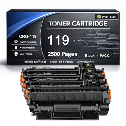 Cartouche de toner laser compatible Canon CRG-119 noir pour imprimante ImageClass LBP