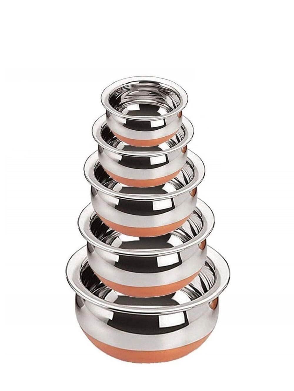 Himanshu5 Pcs Serving Handi Set