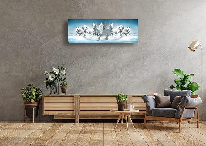 Image of Polyester Printed Air Conditioning Dust Cover Folding Designer Ac Cover For Indoor Split Ac 1.5 Ton (97X 31X 21 Cm ) (7 Horse)