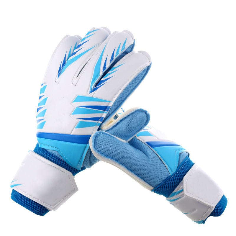 RedOak Kids Anti-Slip Junior Football Gloves Goalie Gloves - Blue -Size 8-image-12