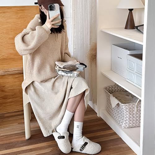 Image of Women's Cute Crew Socks, Casual Athletic Cotton Bowknot Cherry Calf Novelty Socks for Women