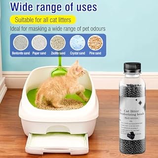 Cat Litter Box Deodorant - Beads & Crystals | Eliminate Cat Stink, Neutralize Odor, 8.5 oz (1 pcs)