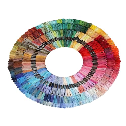 Fil à broder en coton doux pour patchwork | Lot de 100 écheveaux de qualité supérieure