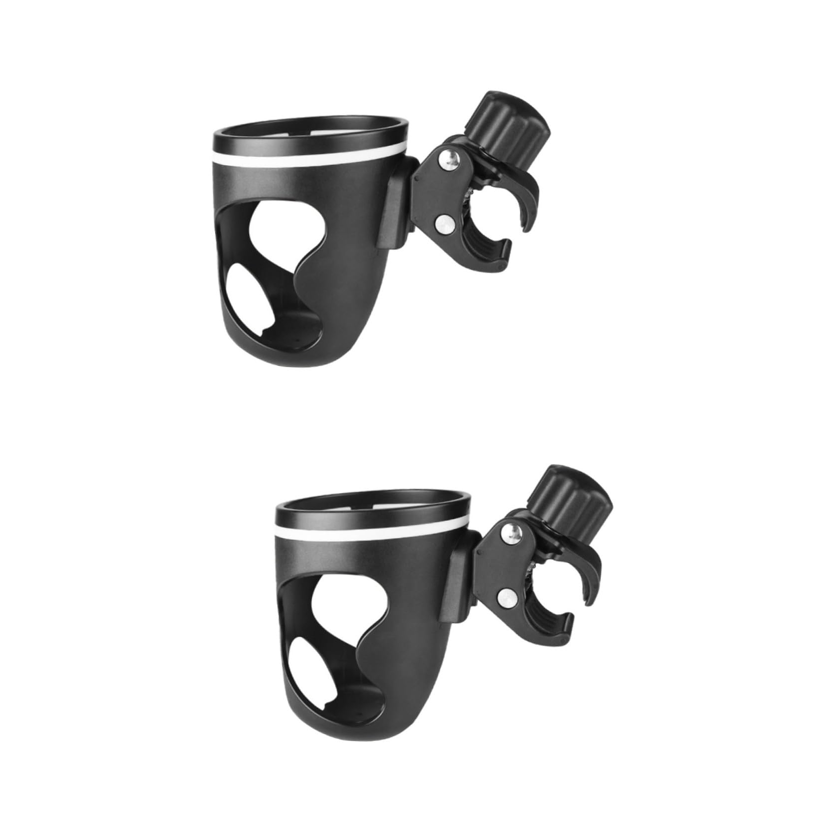 Toyvian 2pezzi Supporto Per Bicicletta e Passeggino Porta Bottiglie Con Rotazione Adatto Per Bottiglie Di Nero