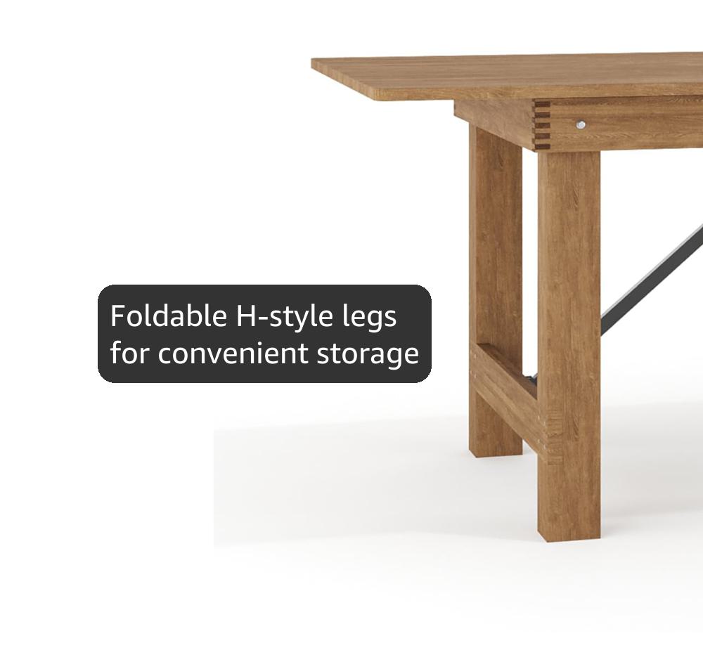 80s folding table ビンテージ　テーブル 1980s Vintage Burnt Bamboo Folding Table and Chairs, a Set of 5