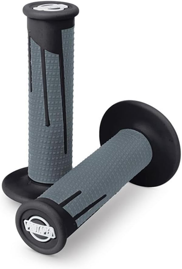 Pro Taper Clamp On Grips - Full Diamond (Black/Dark Grey)