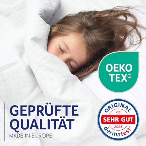 Gentle North Bettdecke 155x220 als Schlafdecke - Ganzjahresdecke für Allergiker geeignet - Weiche Steppdecke - Besonders Flauschig & waschbar bei 60°