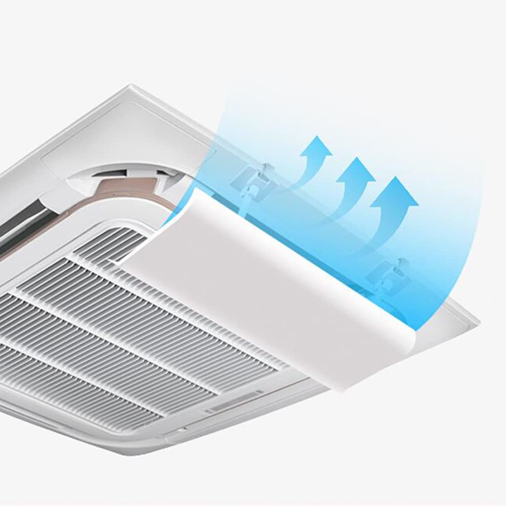 Deflettore Condizionatore a Soffitto Deviatore Condizionatore a Soffitto Anti-Diretto Bocchetta Centrale Aria Condizionata Schermatura Vento Deflettore Vento