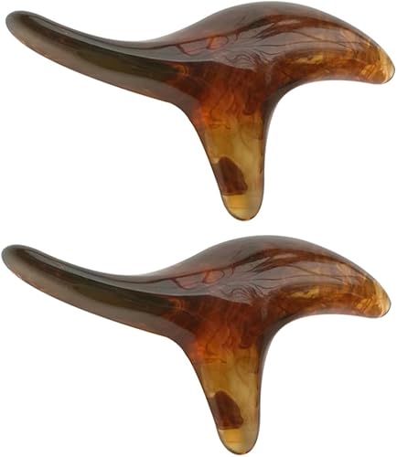 HEALLILY Masajeadores Triceratops Masajeadores Herramientas de Masaje de Mano Masajeador Manual de Acupoint Massager Herramienta de Masaje de