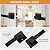 Probrico Door Handle Black Heavy Duty Interior Door Handle for Bedroom & Bathroom, Keyless Privacy Door Lever, Modern Square Door Handle,1 Pack, Matte Black Finish