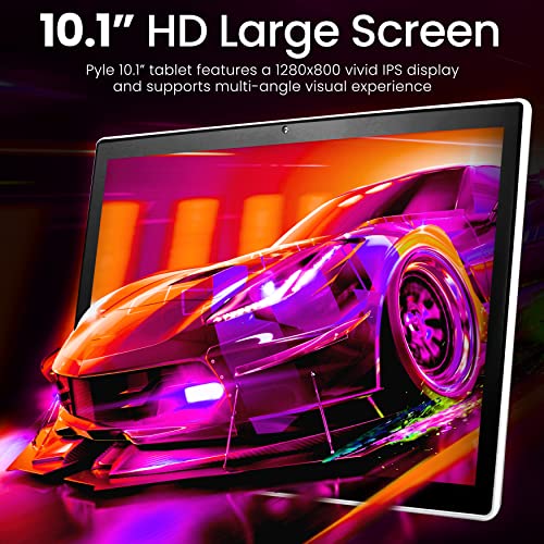 Image of Pyle Kids Tablet with Stylus Pen, 7 Inch Android Tablet with 1080p HD Display, Dual Camera, WiFi Compatibility, Quad-Core Processor, 1GB RAM, 8GB Storage, Kid Proof Cover