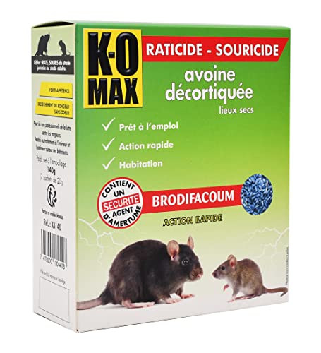 K-OMAX Raticide Professionnel 140g