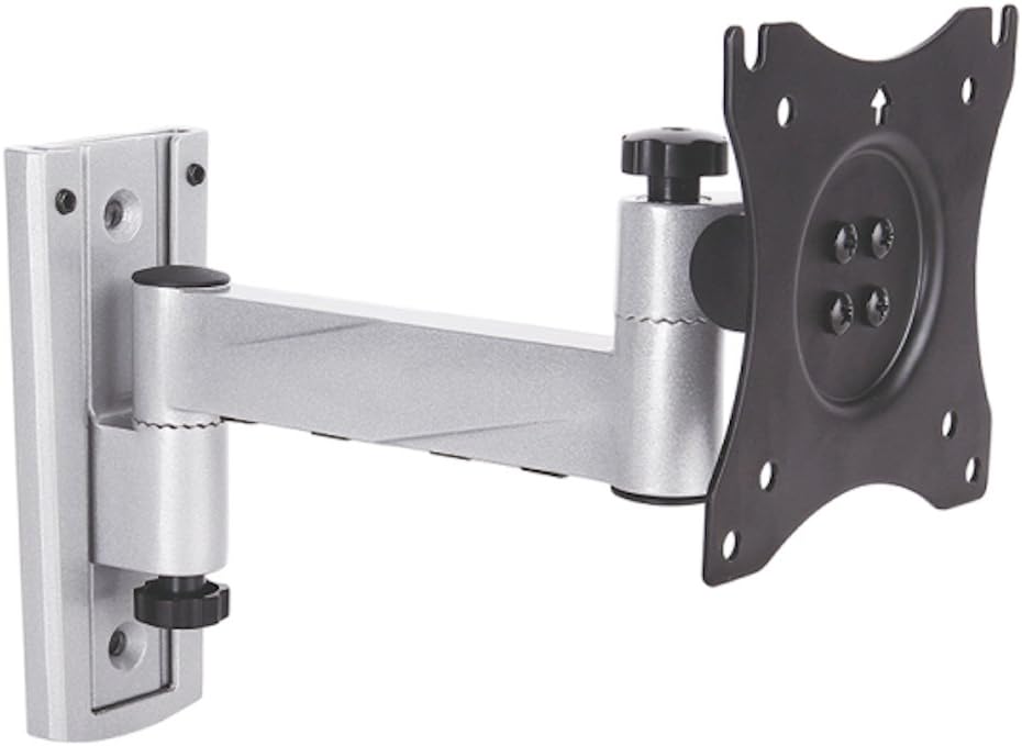 MyCableMart ARM 2-Way Travel/Lock Adjustable/Tilt Wall Mount Bracket 13-32"" to 33 lbs