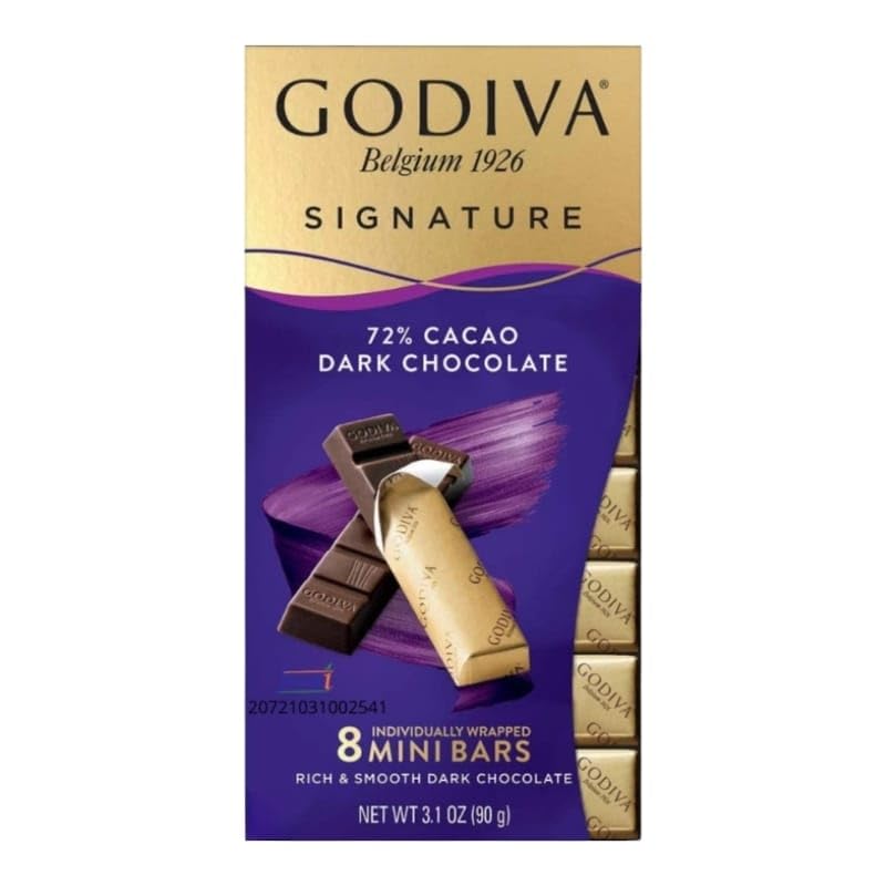 Godivas Belgium 1926 Signature 72% Cacao Dark Chocolate Bars, 90g (Imported) - Rich and Intense Dark Chocolate Experience (B0DDHJR9JD) Amazon Price History, Amazon Price Tracker
