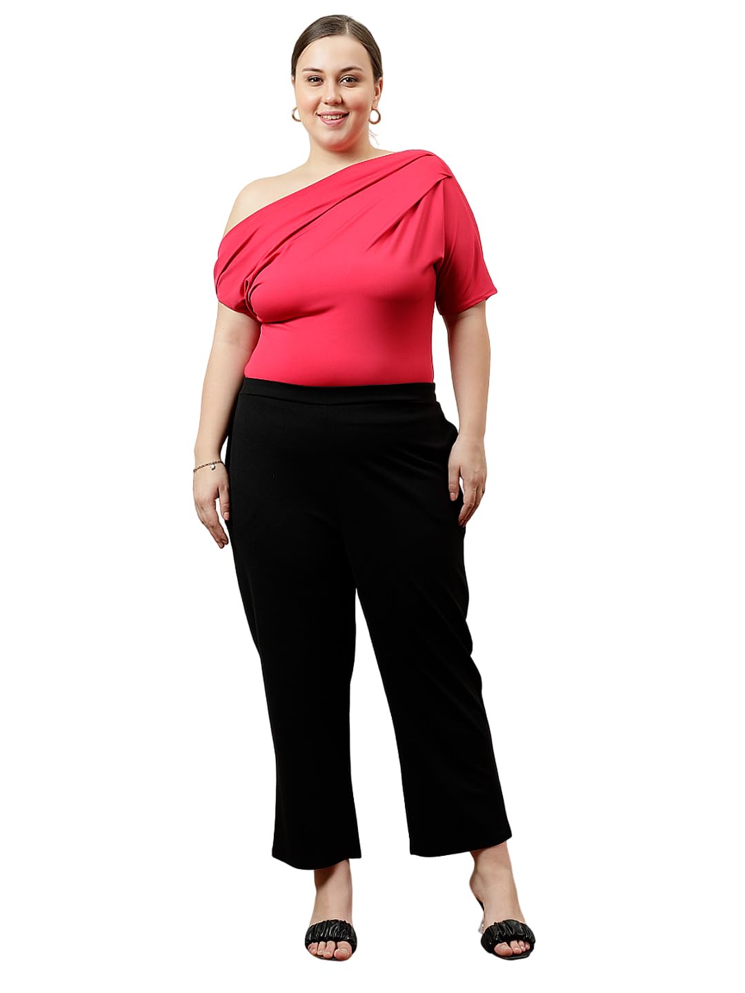Athena Lifestyle Women and Girls Off Shoulder Neck Assymetric Drape Top-image-37