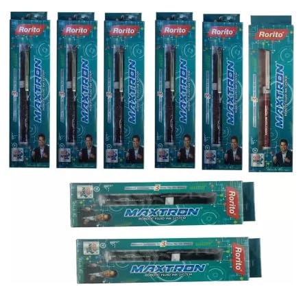 FIRST CLICK Rorito Maxtron Gel 5 Blue 2 Black 1 Red Pack of 8 pens ...