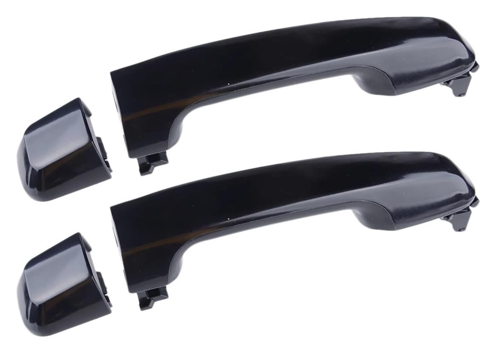 LSDSAAZA Sliding Exterior Handle for Toyota for Land for Cruiser for Prado J150 Series 2009-2020 Black Car Door Handle Repair Outer Plastic