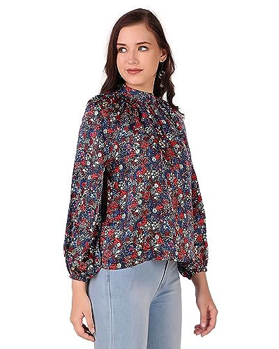 Image of BoheeWohee Women's Full Sleeves Casual Satin Top