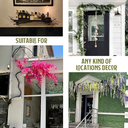 118flexiblelargeartificialfakereptileplantstreebranchestwigscherryblossomlianawallhangingwreathtrunkstickvinesgarlandweddinggardenxmashalloweenjungledecoration Urban Country Home Decor 118 flexible large artificial fake reptile plants tree branches twigs cherry blossom liana wall hanging wreath trunk stick vines garland wedding garden xmas halloween jungle decoration urban country home decor