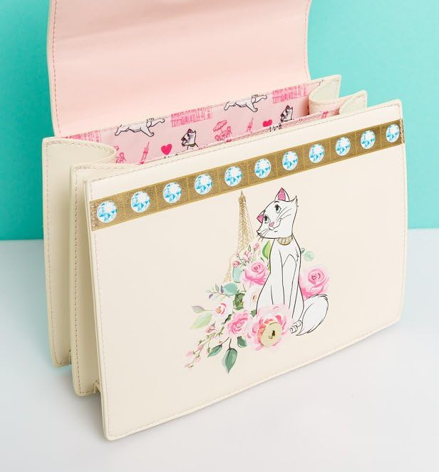 Loungefly Aristocats Duchess in Paris Floral AOP Crossbody2