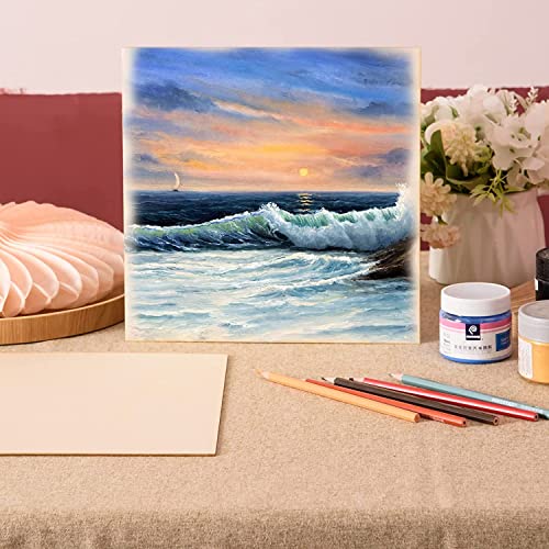 12 Pack 12 X 12 X 1/8 Inch- 3Mm Thick Basswood Plywood Sheets Unfinished Basswood Sheets Blank Squares Wood Sheets Boards For Laser Cutting, Wood Burning, Architectural Models, Staining #TOP3
