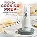 Dash Electric Butter Sprayer - Cordless Electric Butter Sprayer for Popcorn, Toast & More - Rechargeable & Mess-Free - White